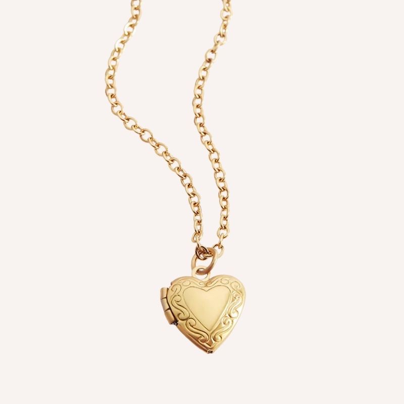 Gold Heart Necklace