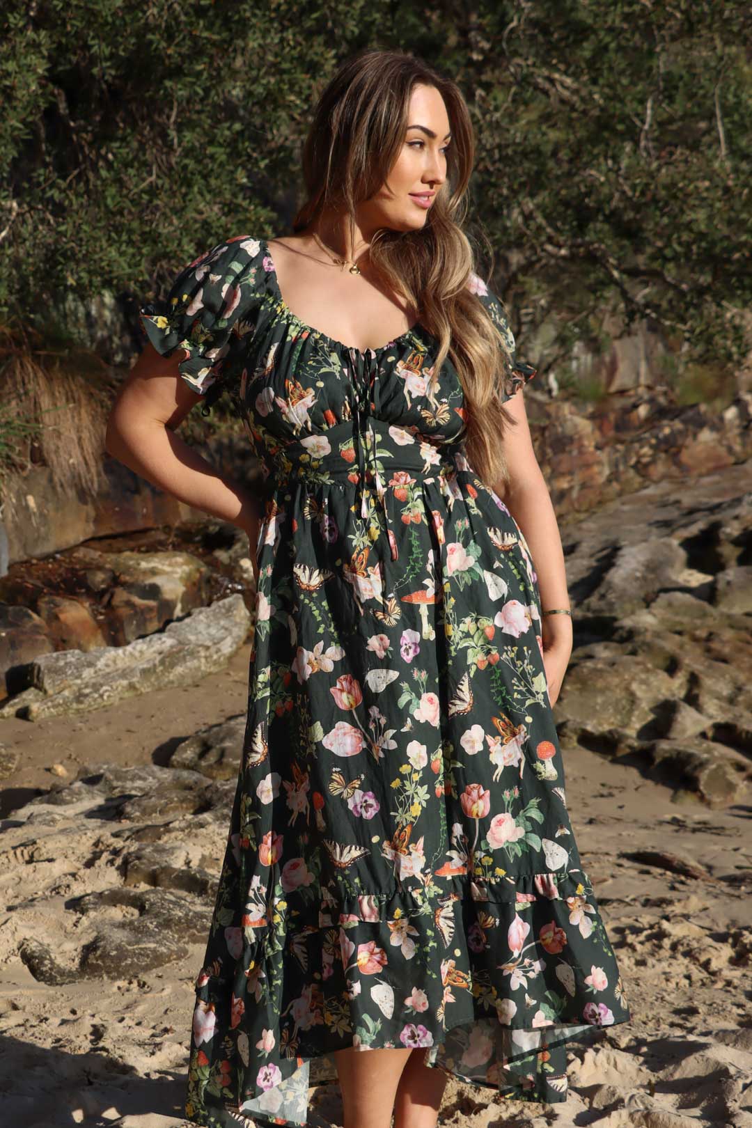 green fairytale dress Ashley Green Fairytale Dress