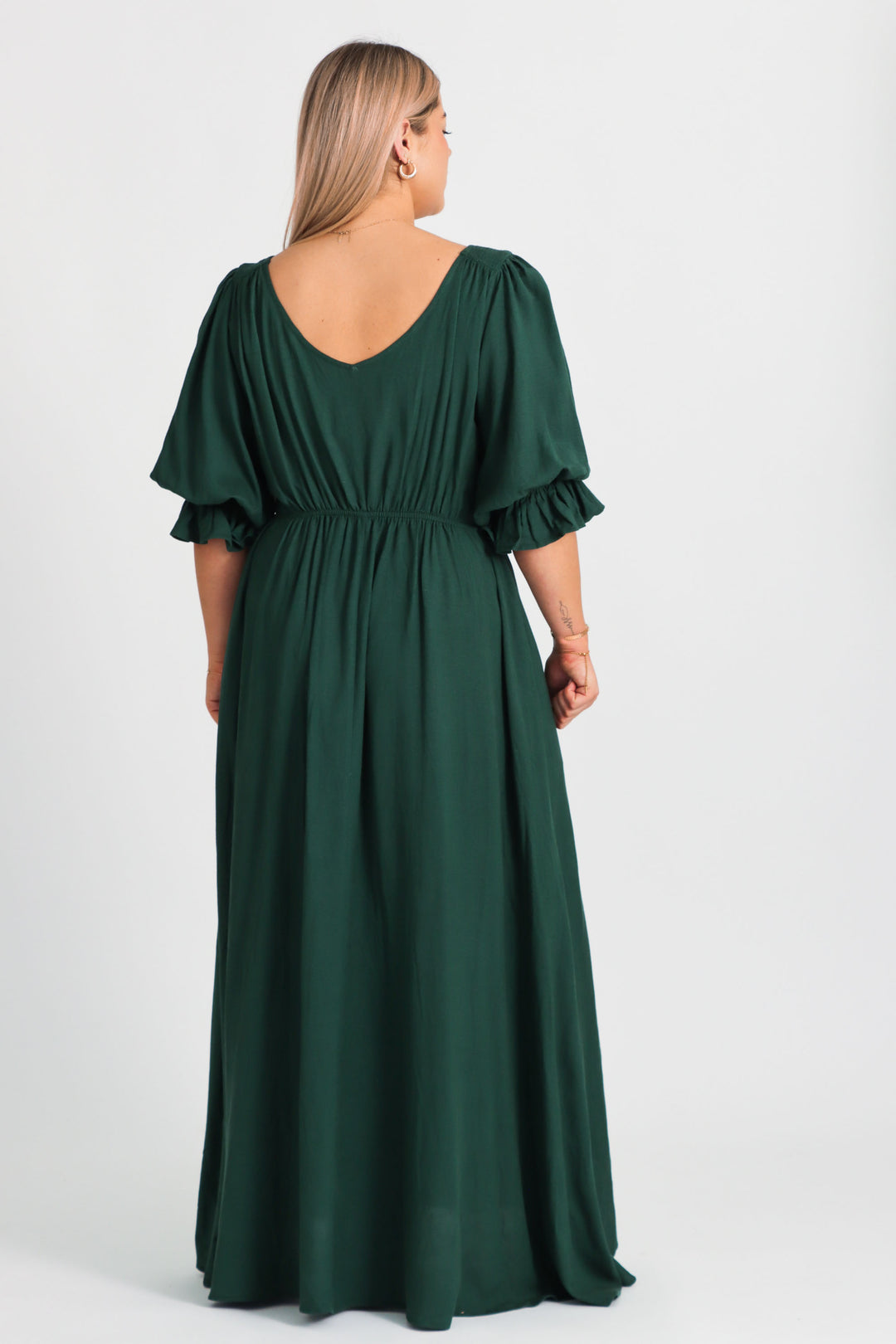 Lana Forest Green Dress