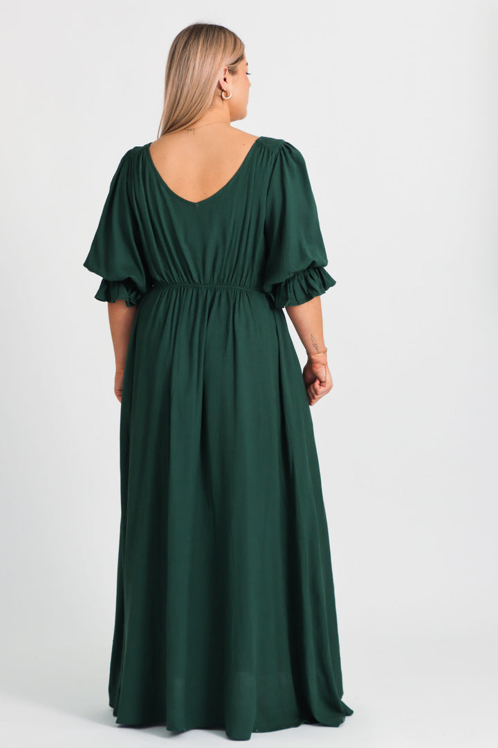 Lana Forest Green Dress