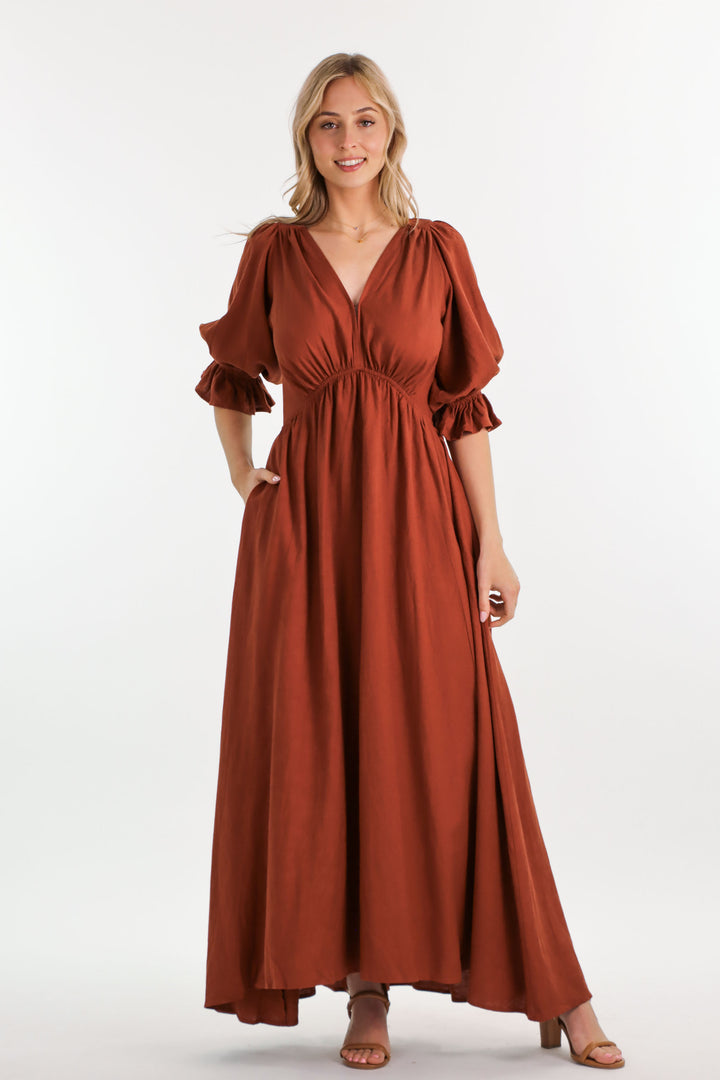 Lana Rust Dress