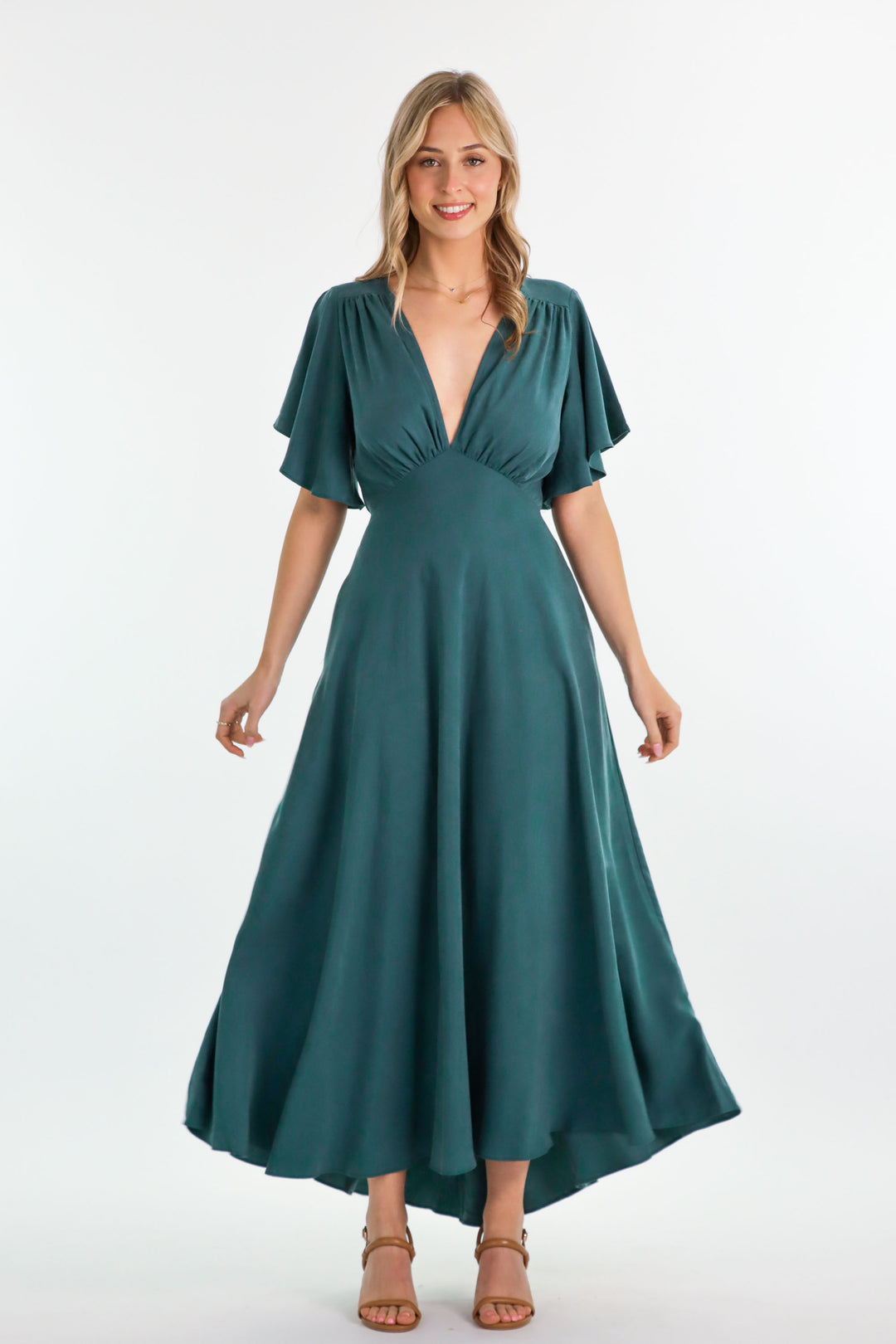 Athena Emerald Green Dress