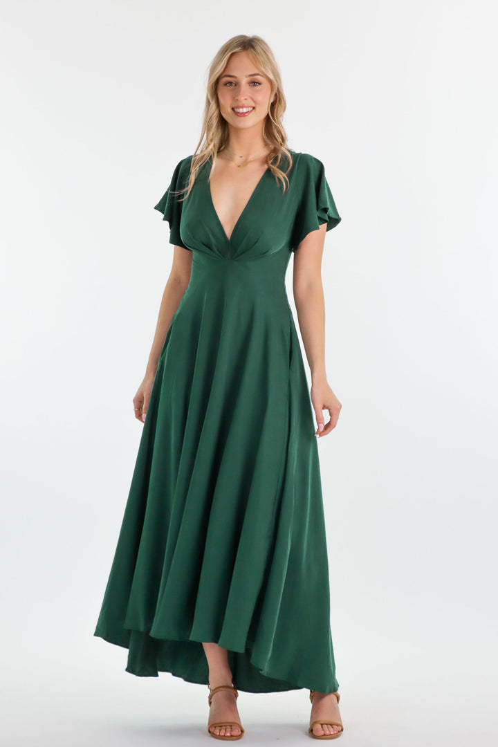 Adele Forest Green Dress