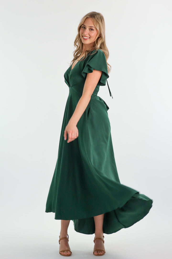 Adele Forest Green Dress