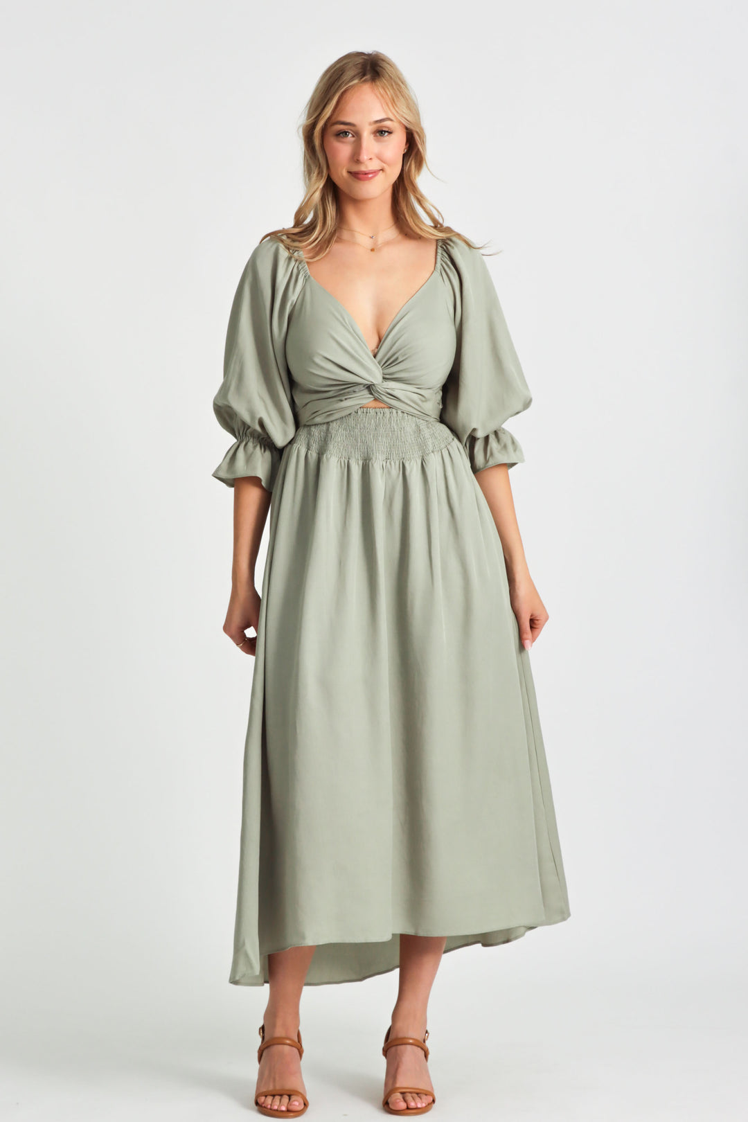 Charlotte Sage Green Tencel Wrap Dress Cottagecore Aulieude Charlotte Sage Green Tencel Wrap Dress Cottagecore Aulieude
