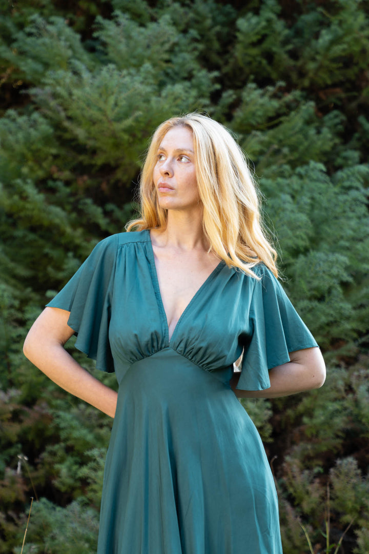 Athena Emerald Green Dress