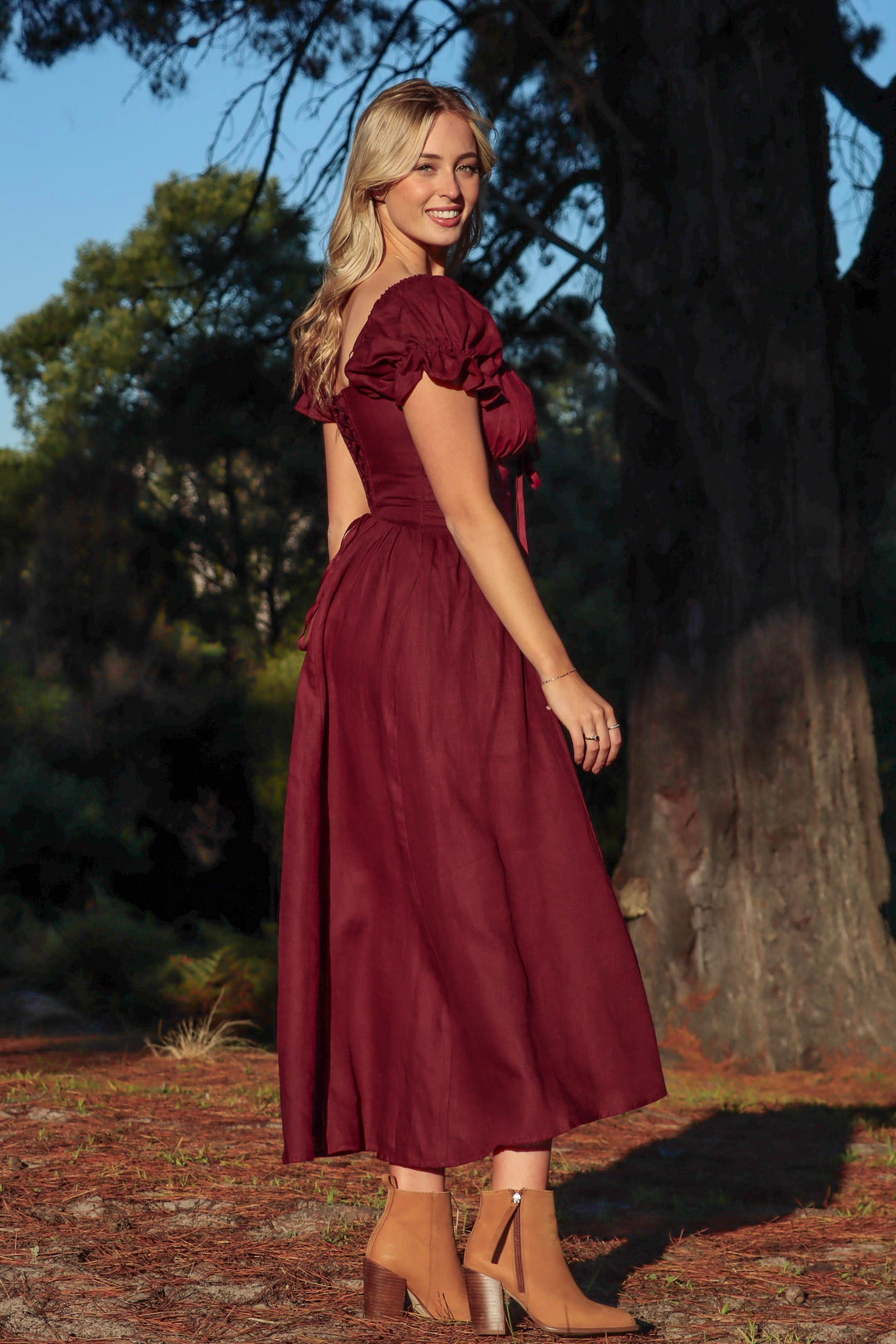 corset dress cotton Cottage Core Cotton Sateen Corset Dress