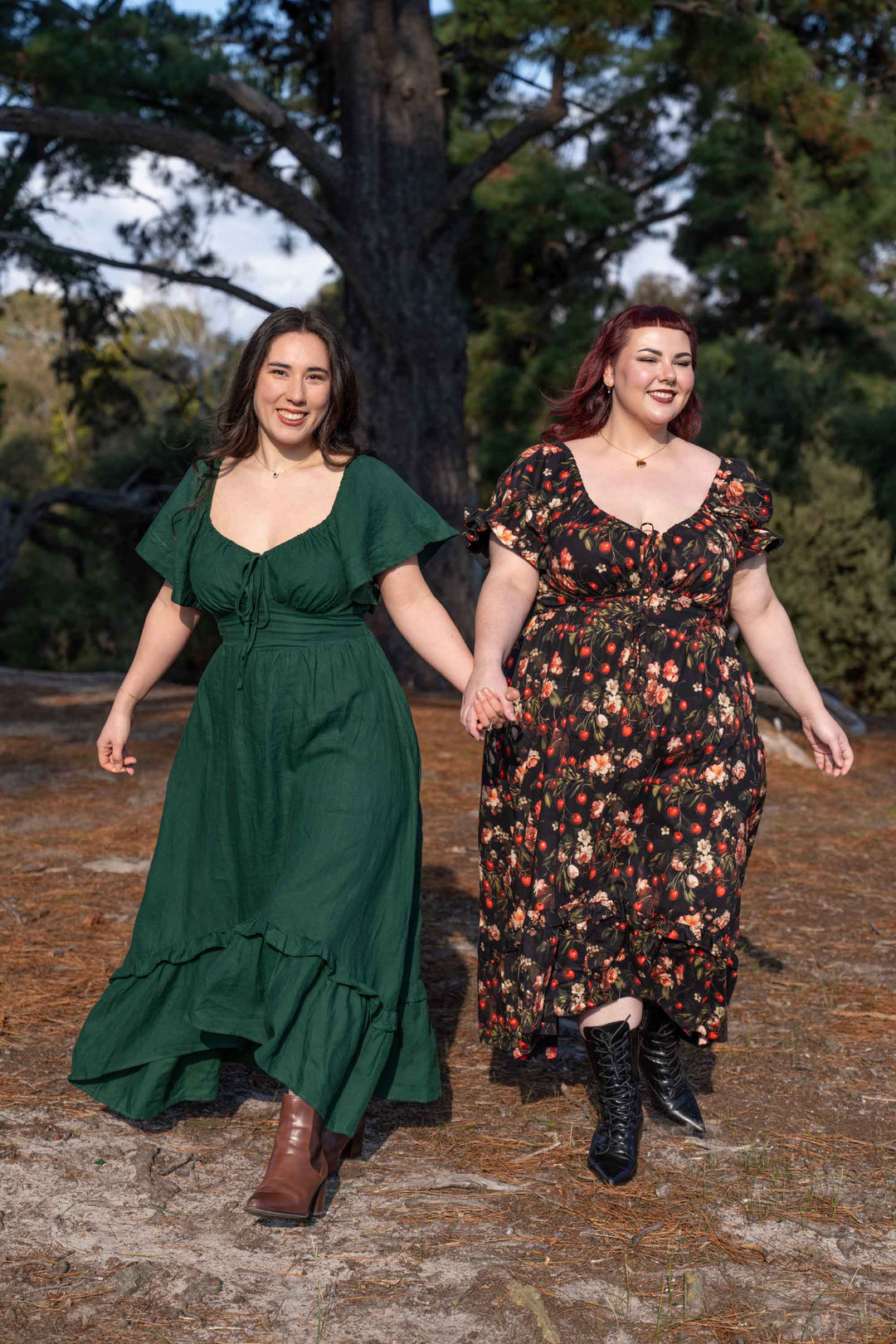 Ashley Cherry Noir Dress