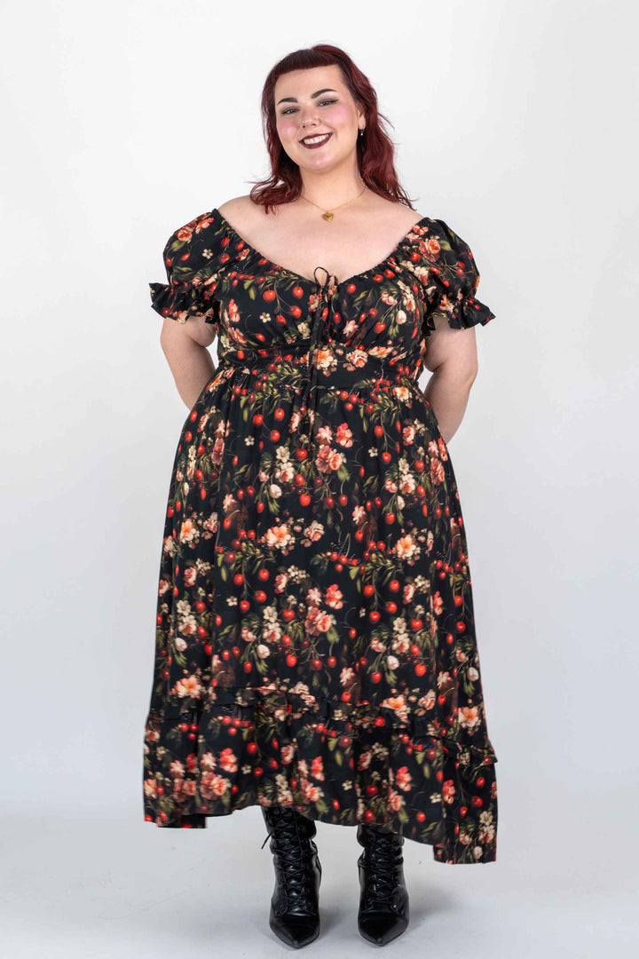 Ashley Cherry Noir Dress