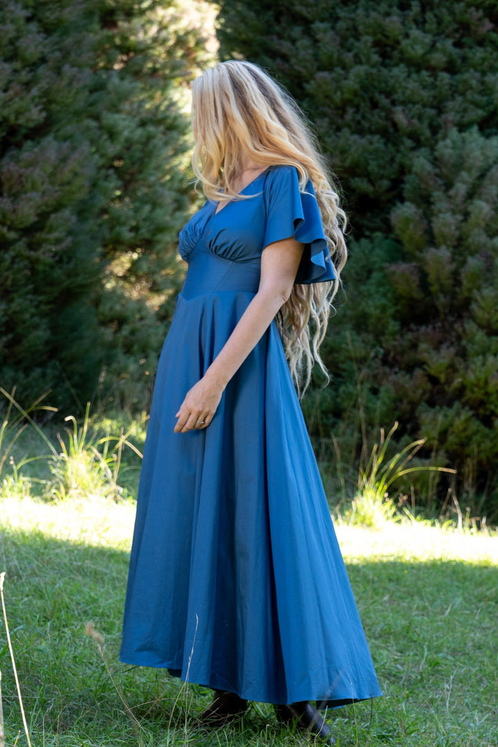 Estelle Steel Blue Dress