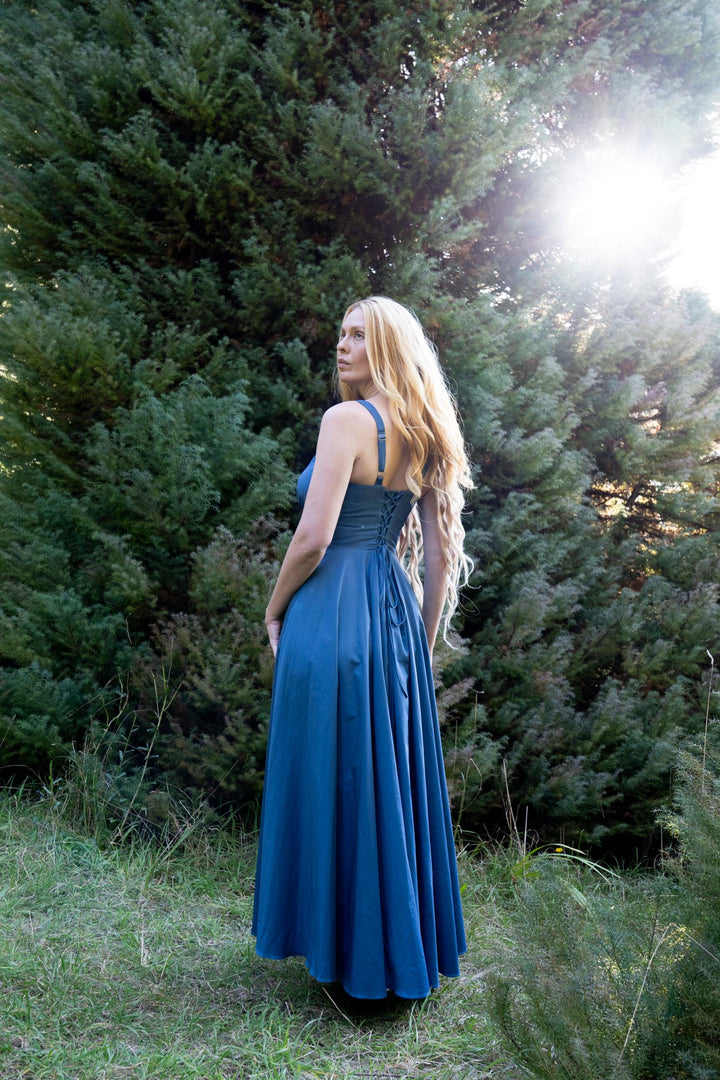 Estelle Steel Blue Dress