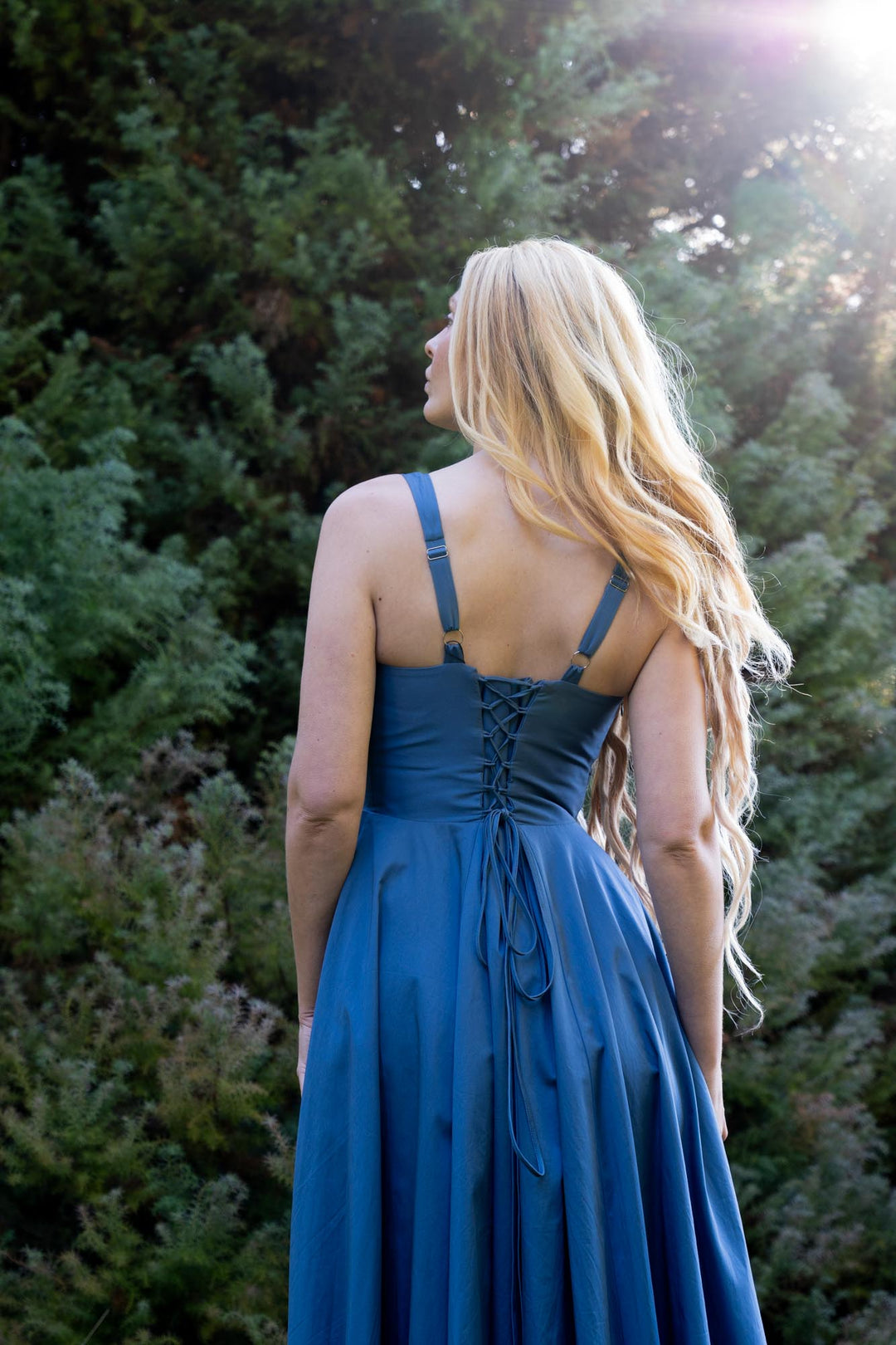Estelle Steel Blue Dress
