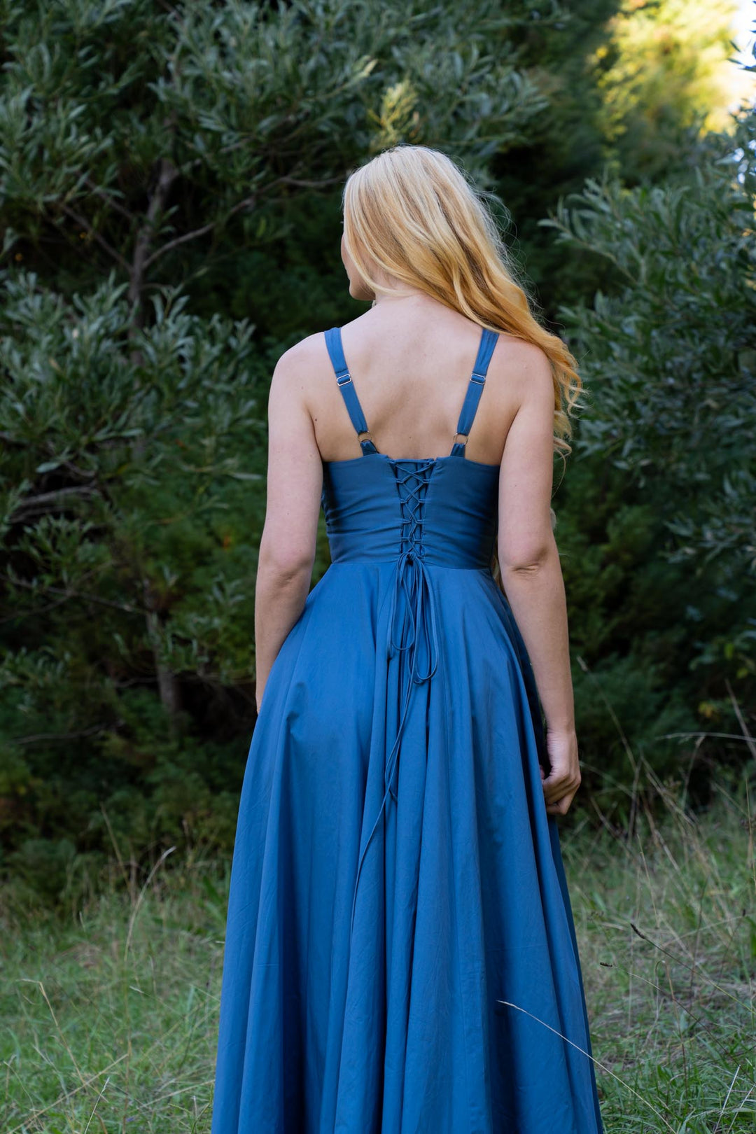 Estelle Steel Blue Dress