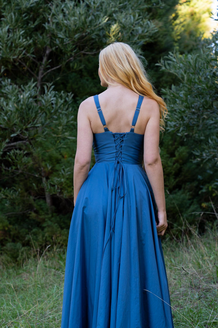 Estelle Steel Blue Dress