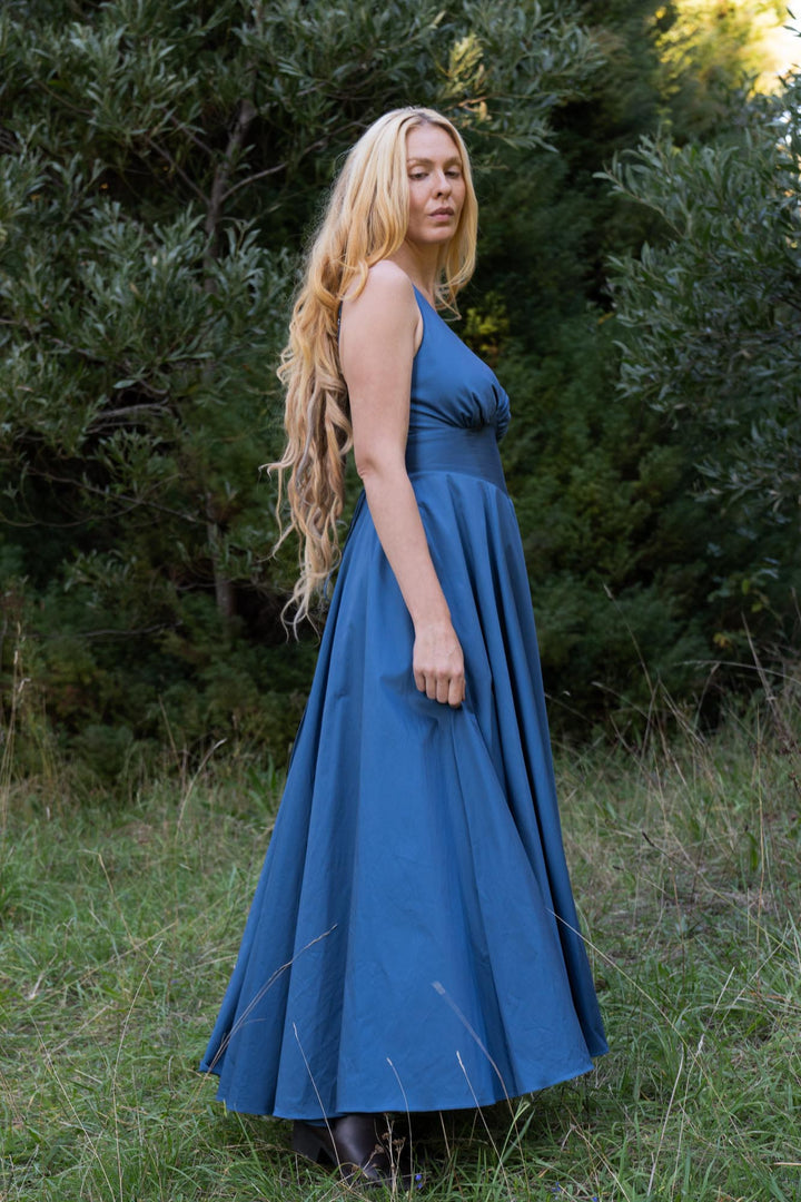 Estelle Steel Blue Dress