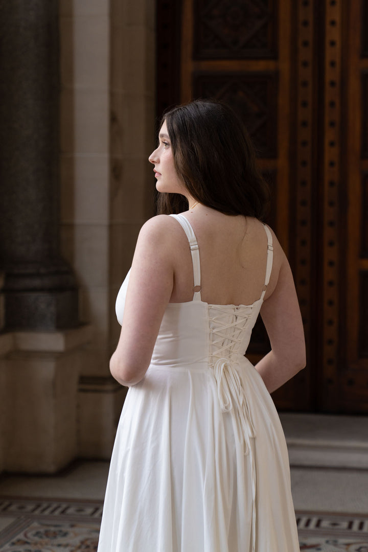 Estelle Diamond White Dress