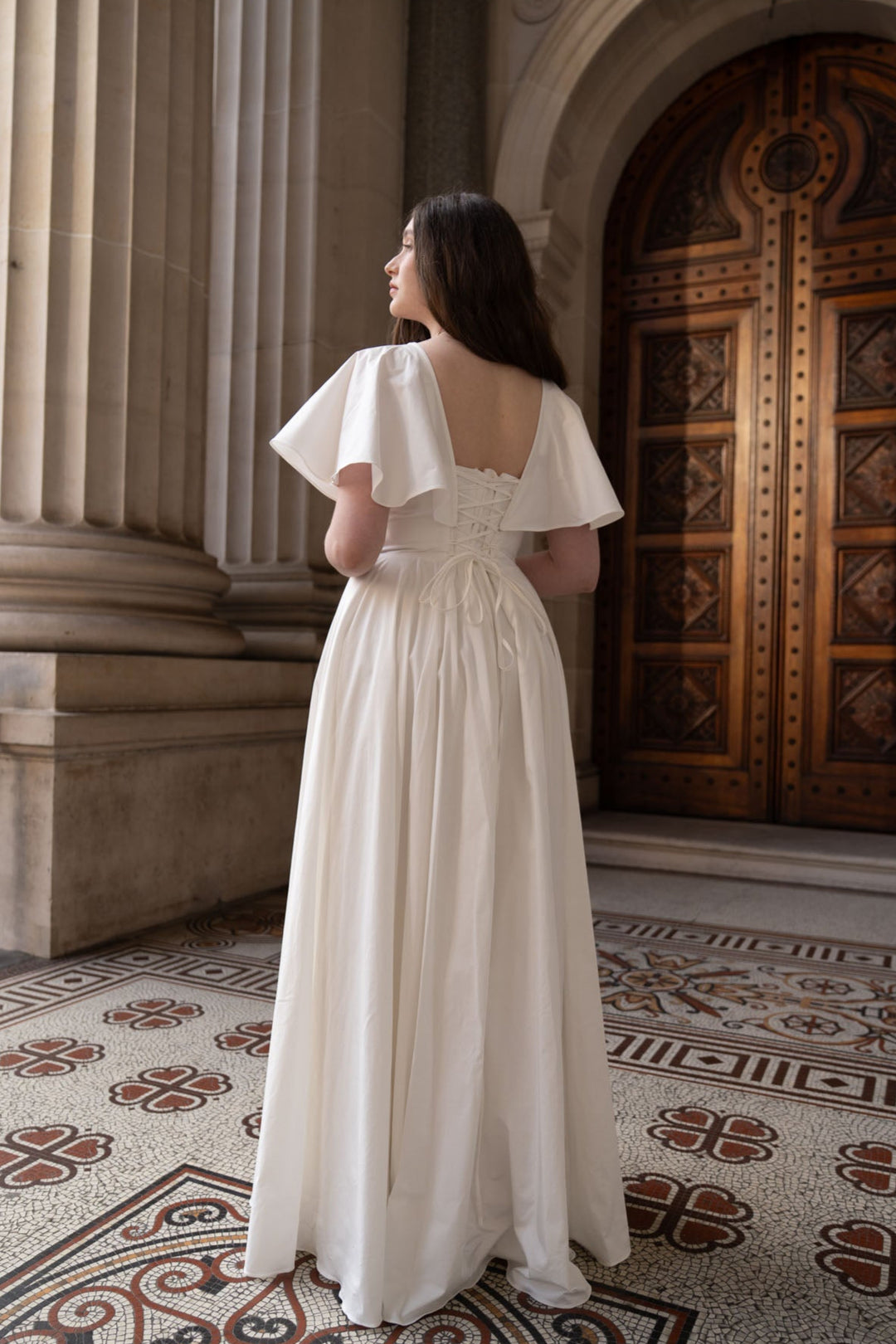 Estelle Diamond White Dress