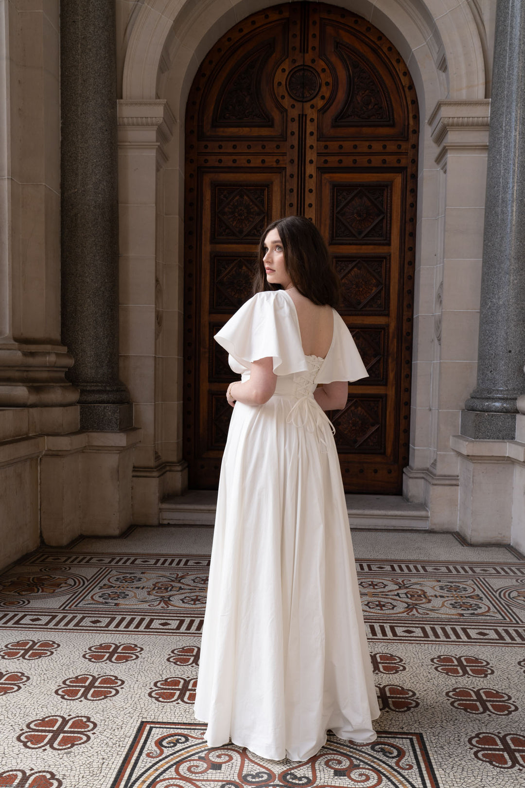 Estelle Diamond White Dress