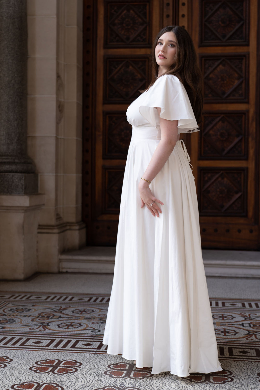 Estelle Diamond White Dress