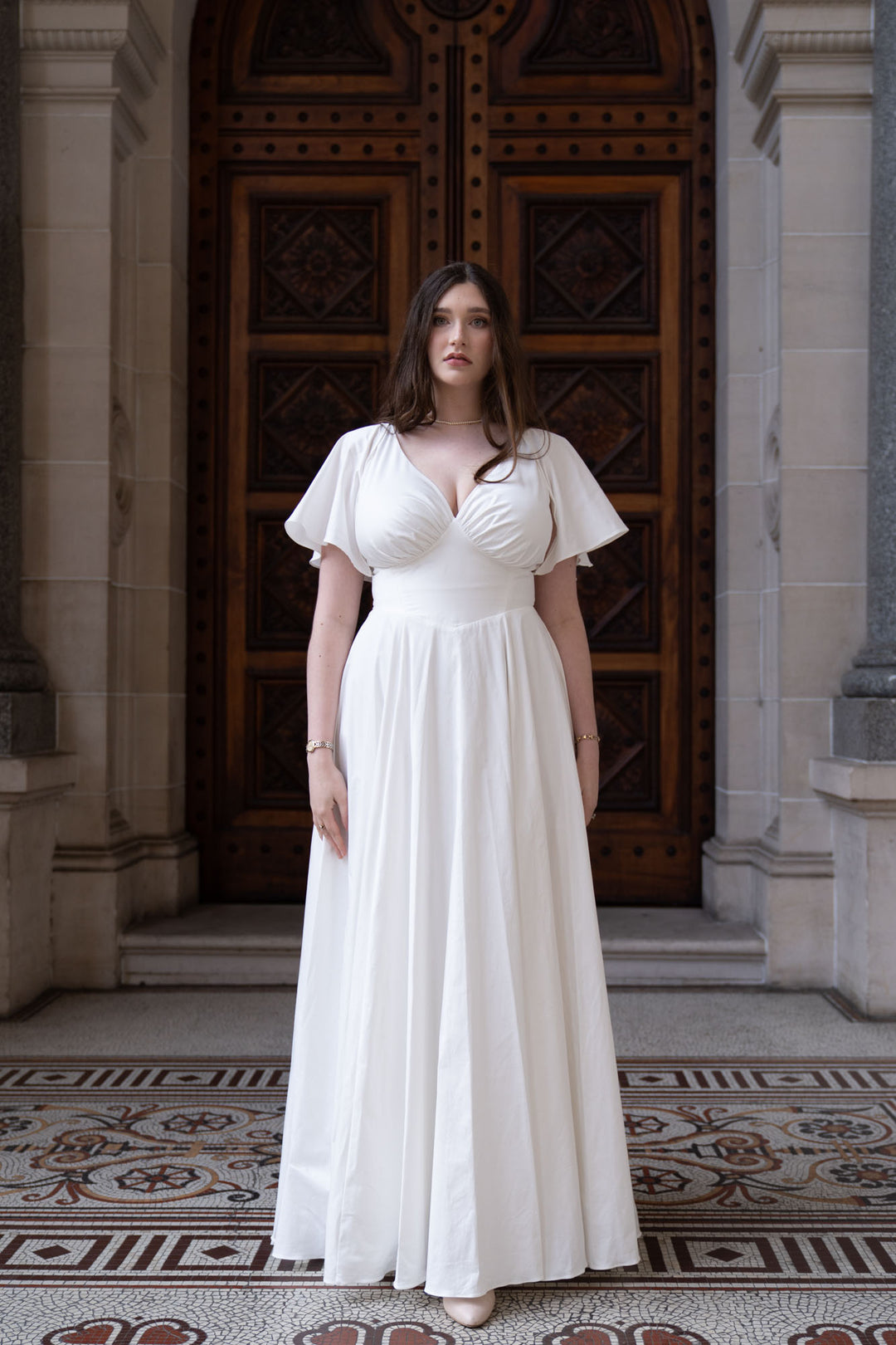 Estelle Diamond White Dress