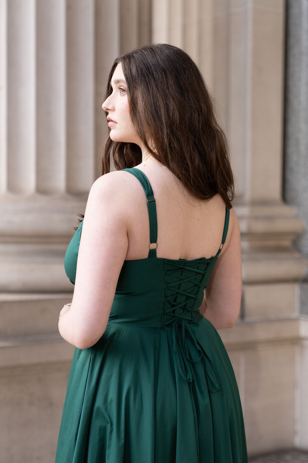 Estelle Emerald Green Dress Aulieude Estelle Emerald Green Dress Aulieude