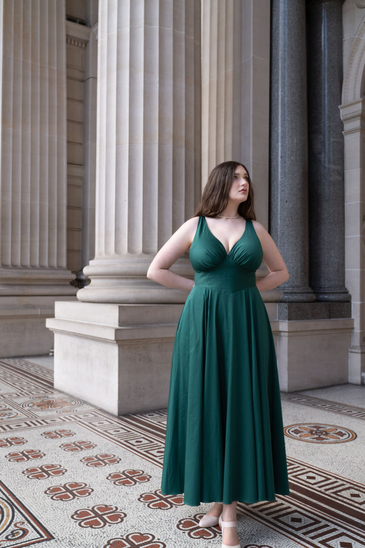 Estelle Emerald Green Dress