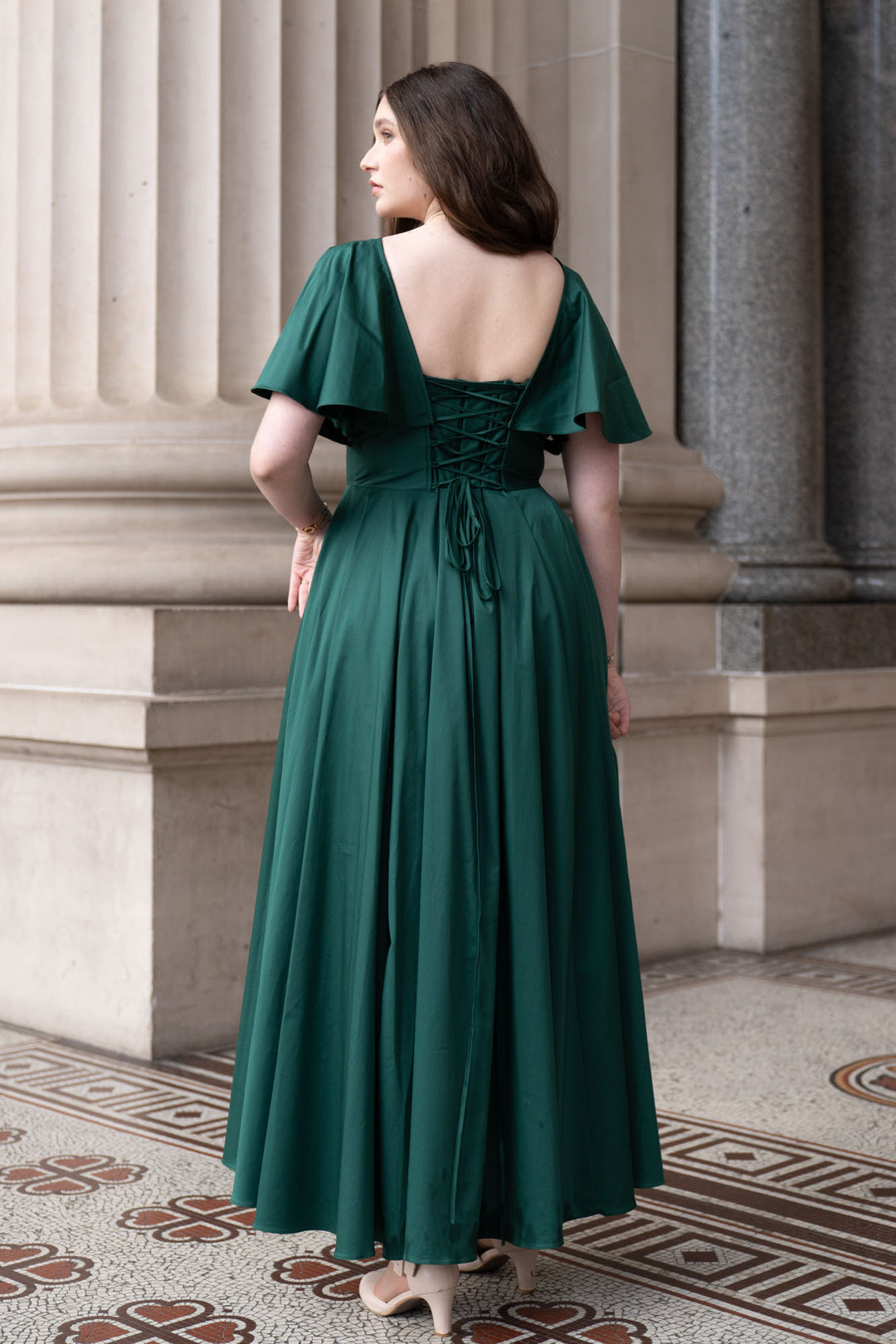 Estelle Emerald Green Dress Aulieude Estelle Emerald Green Dress Aulieude
