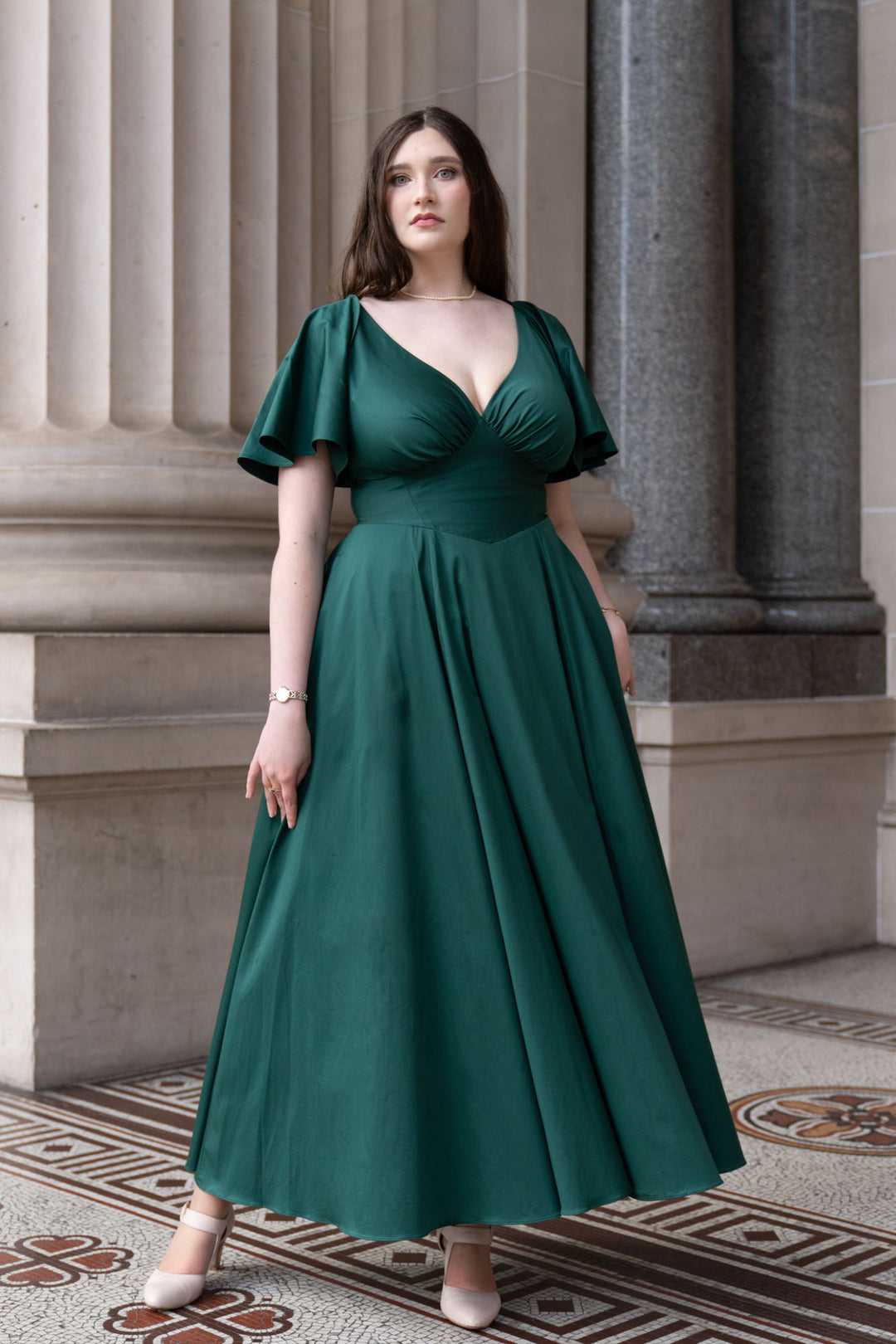 Estelle Emerald Green Dress Aulieude Estelle Emerald Green Dress Aulieude