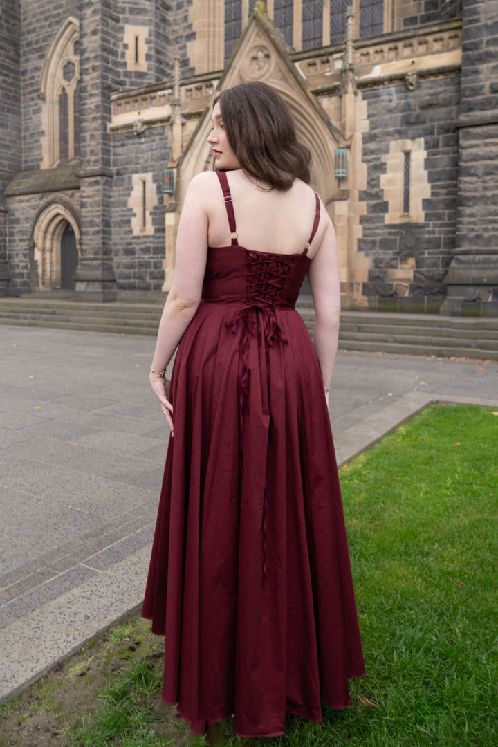 Estelle Plum Dress