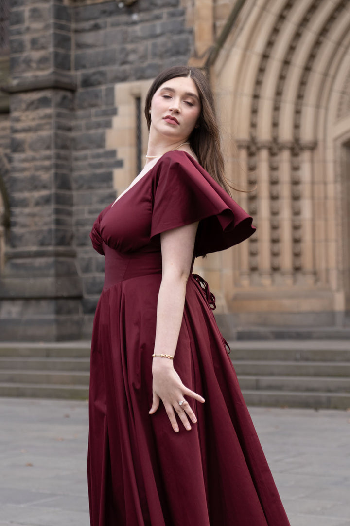 Estelle Plum Dress