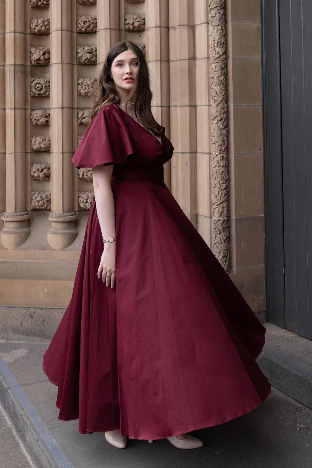 Estelle Plum Dress