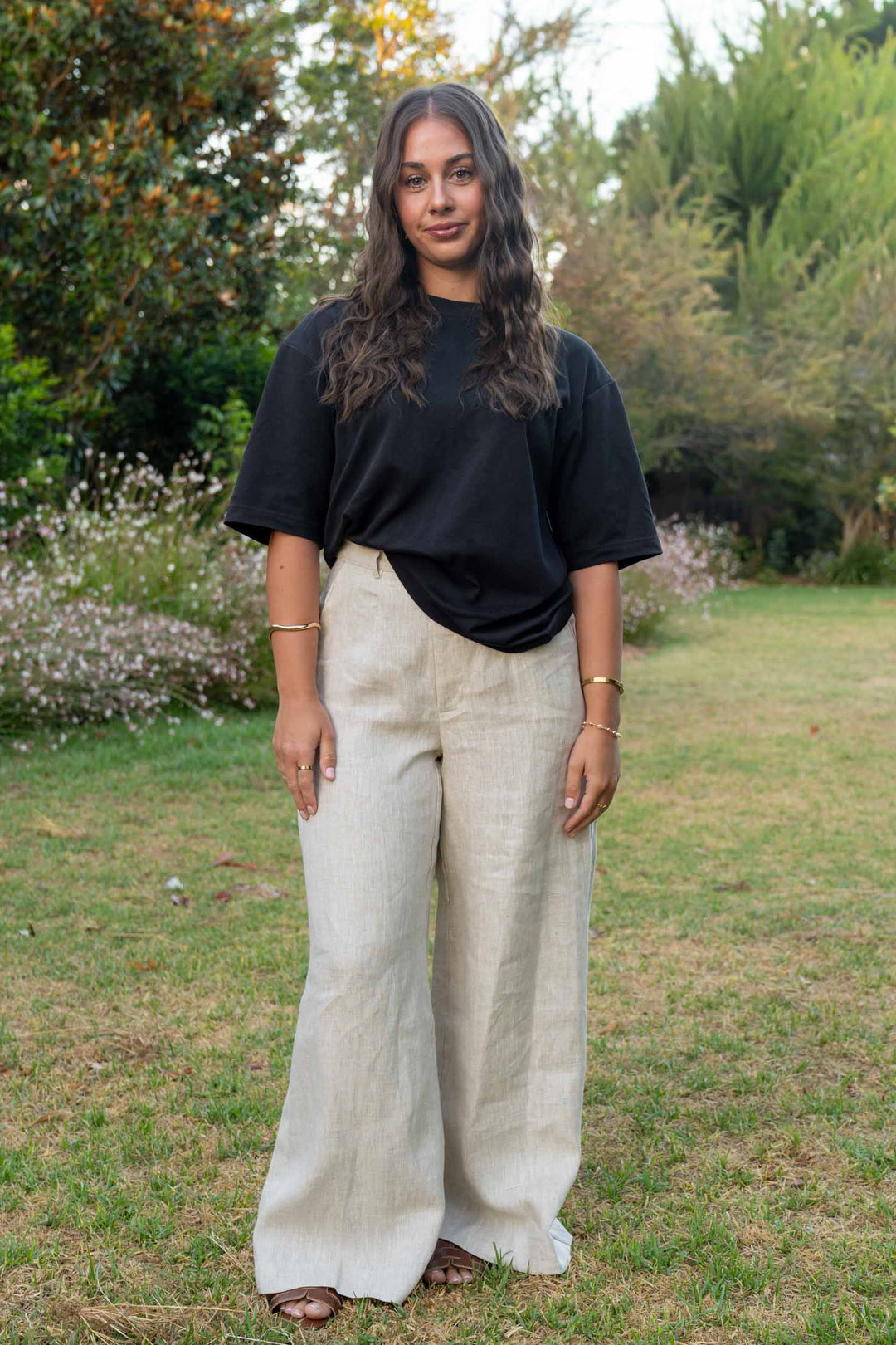 Frankie Oat Pants - 100% Linen