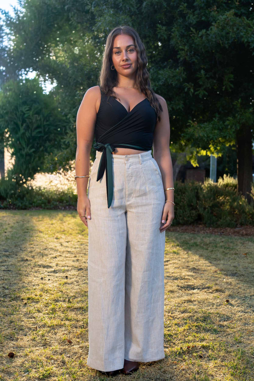 Frankie Oat Pants - 100% Linen
