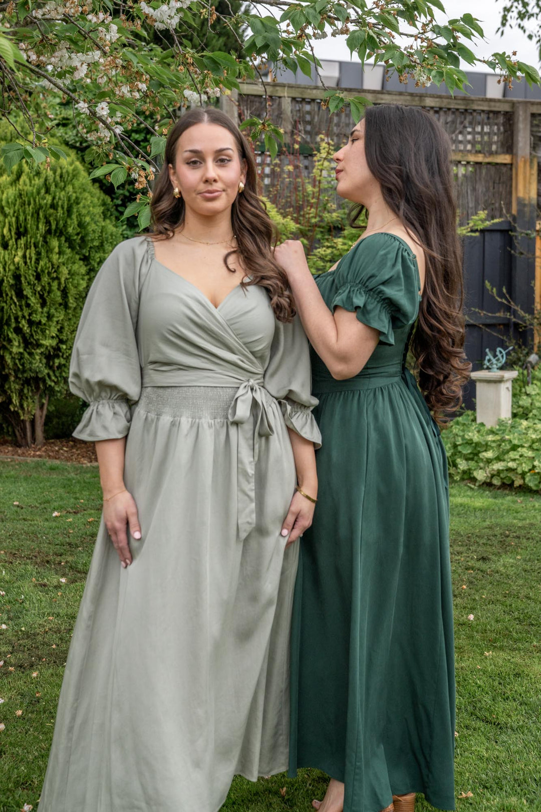 Charlotte Sage Green Tencel Wrap Dress Cottagecore Aulieude Charlotte Sage Green Tencel Wrap Dress Cottagecore Aulieude