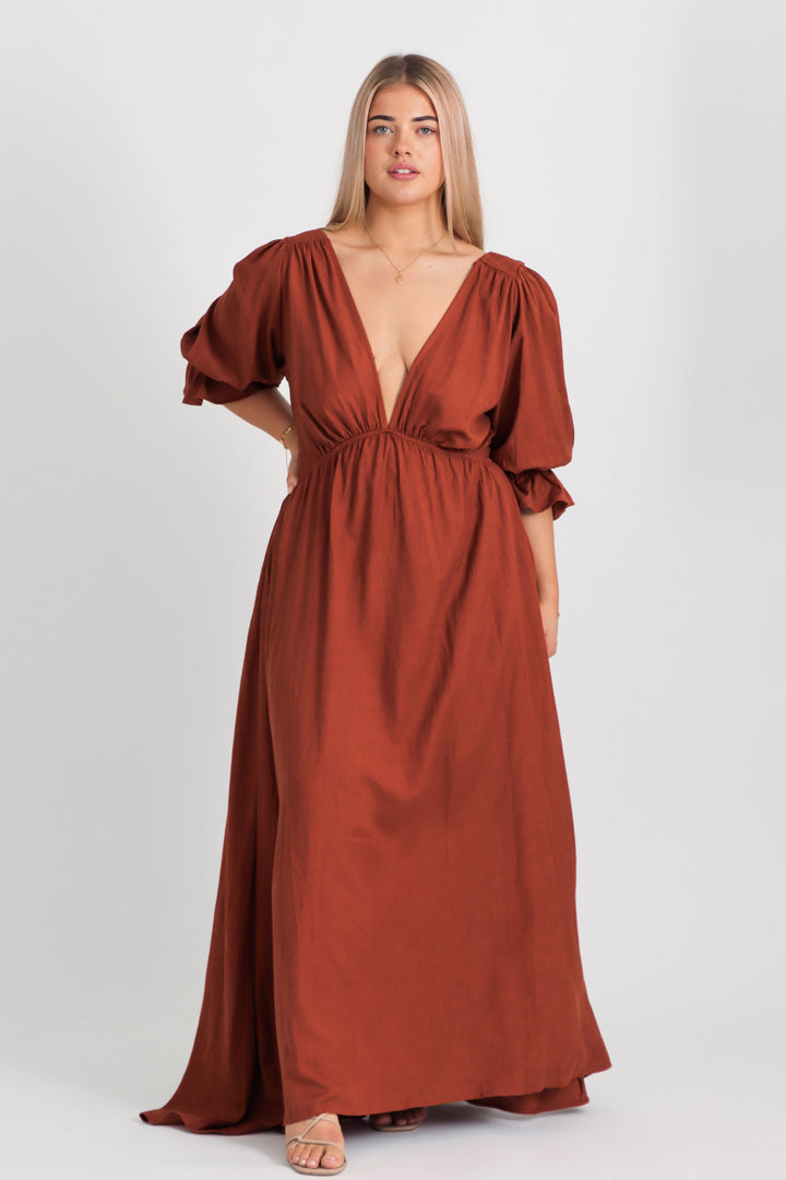 Lana Rust Dress