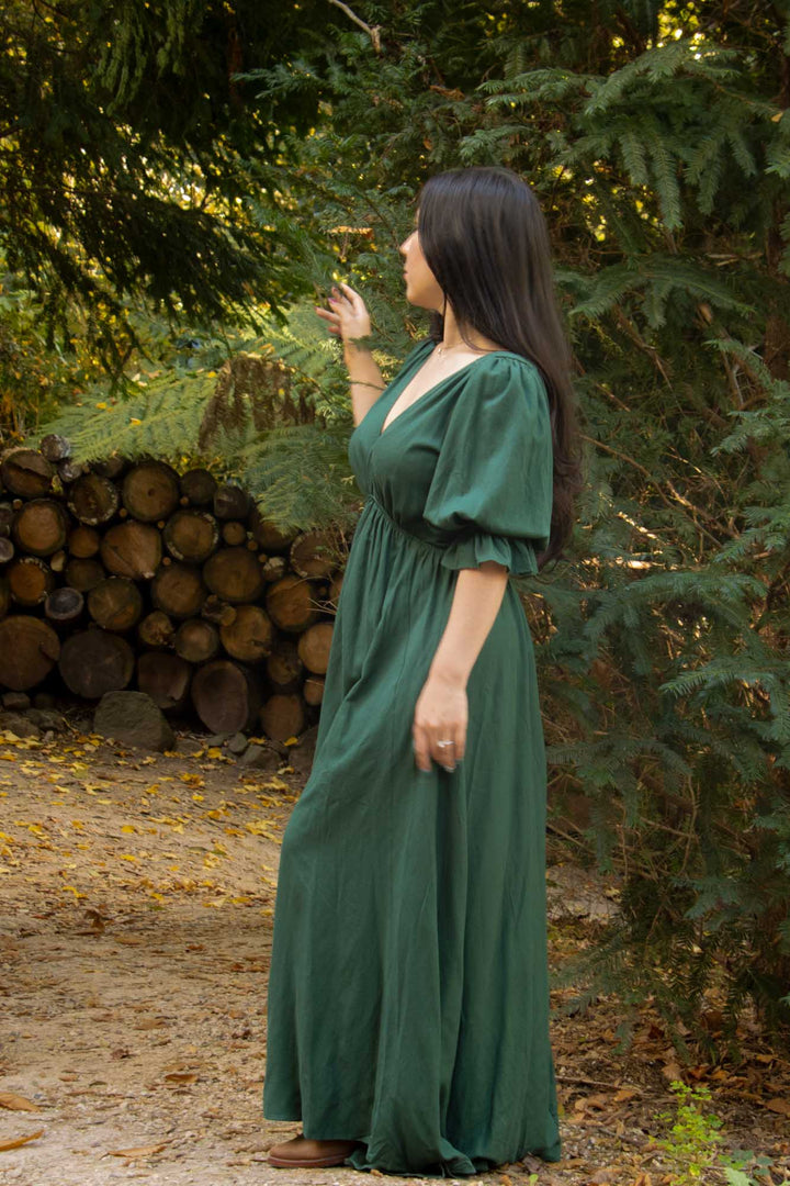 Lana Forest Green Dress