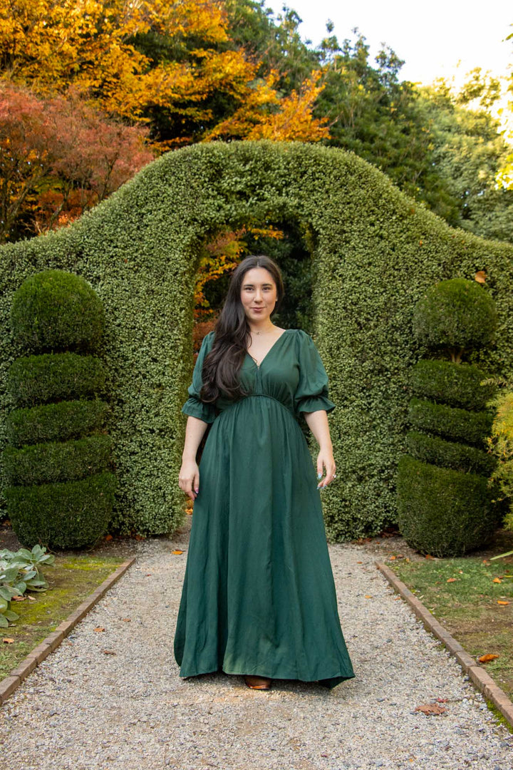 Lana Forest Green Dress