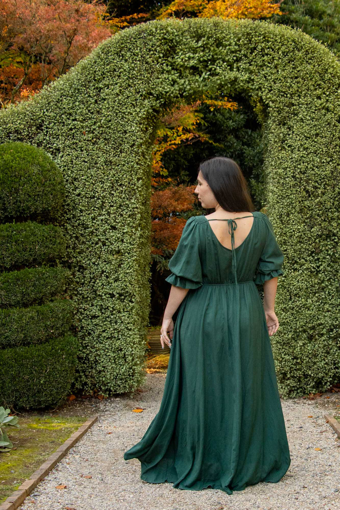 Lana Forest Green Dress