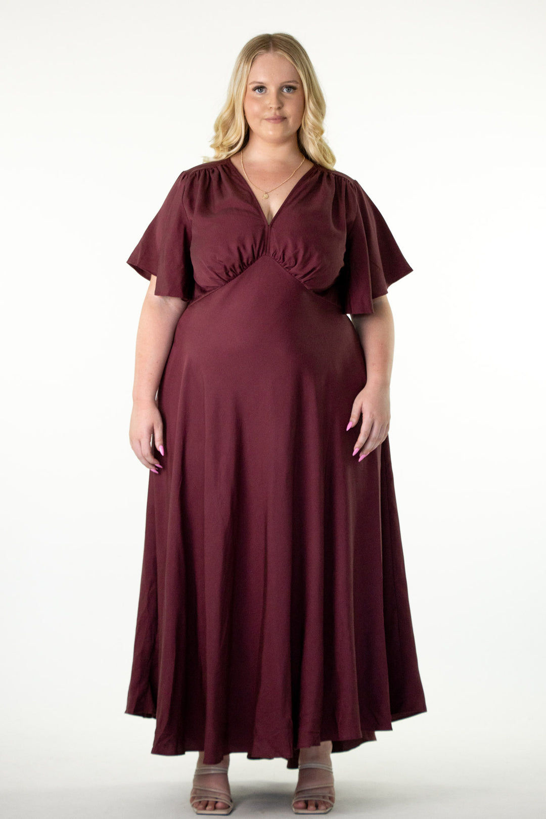 athena burgundy dress Athena Velvet Dress