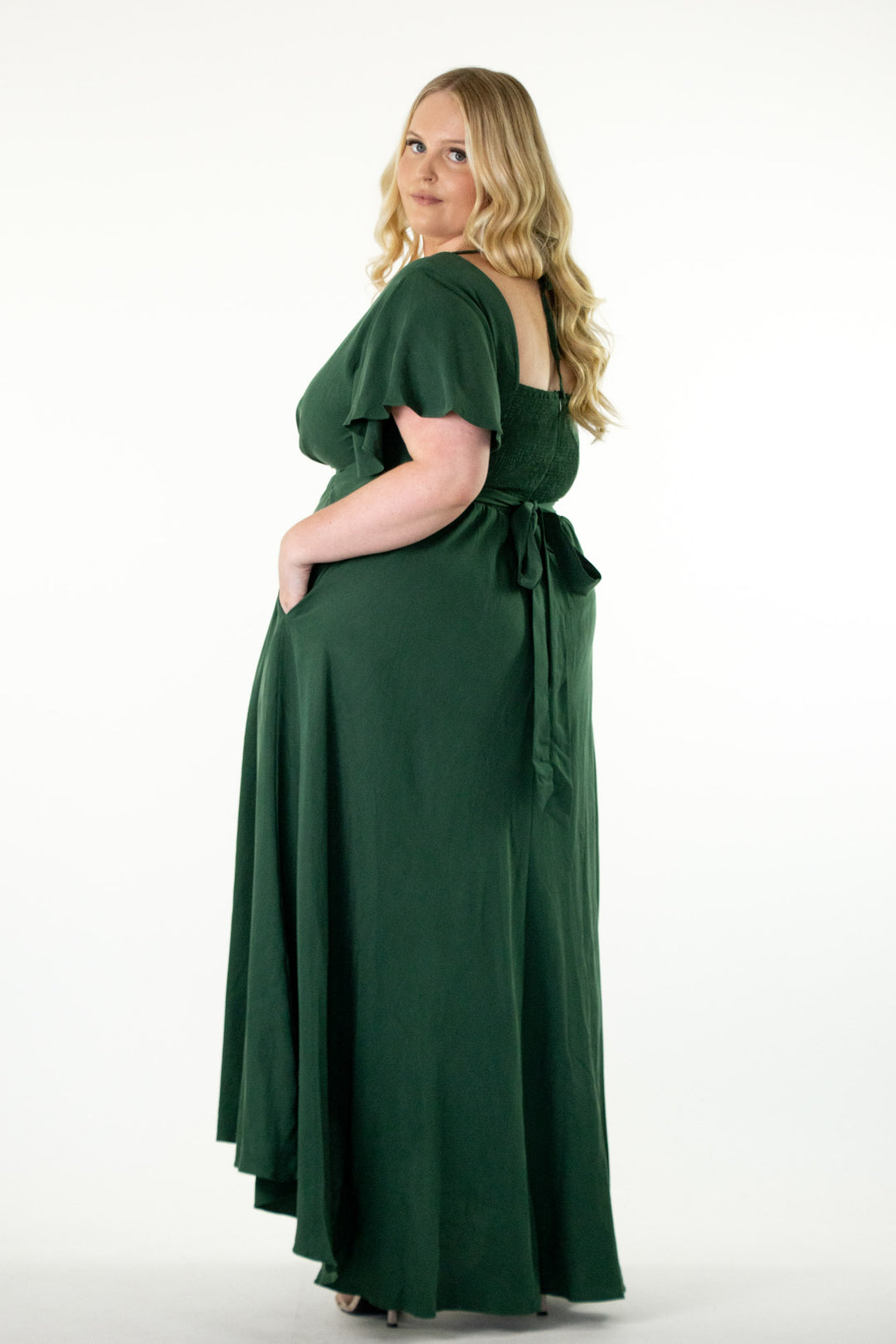 Adele Forest Green Dress