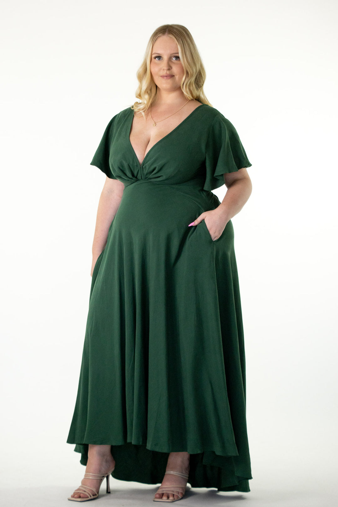 Adele Forest Green Dress