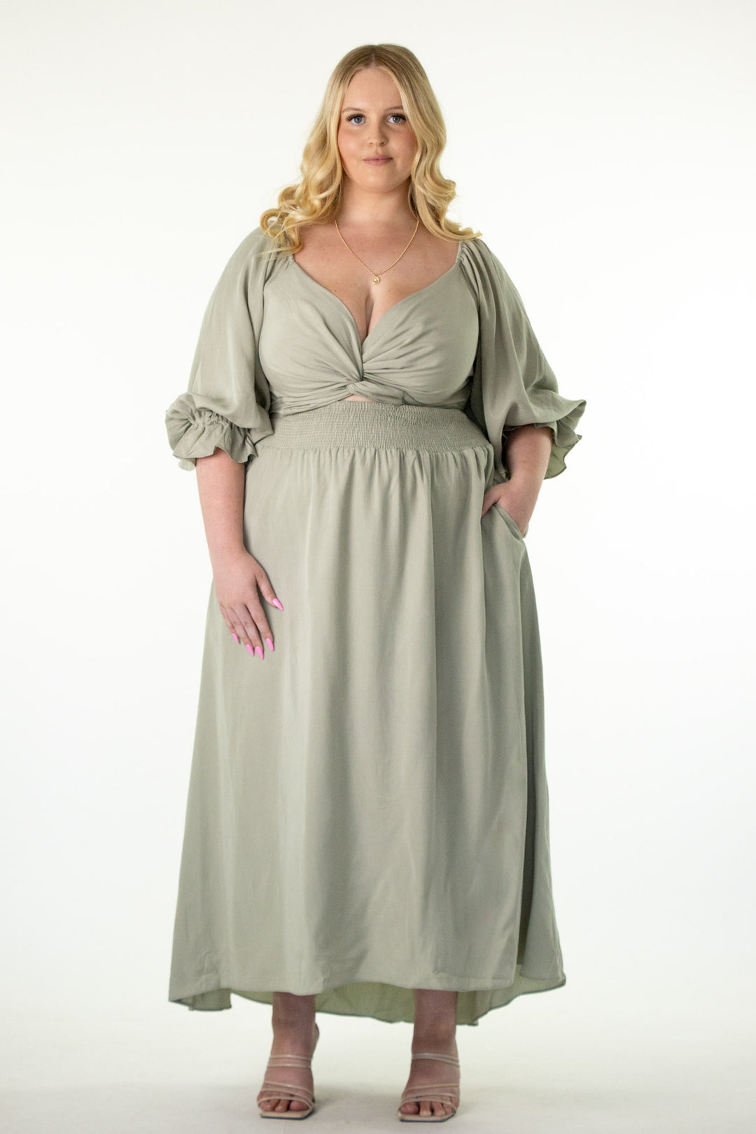 Charlotte Sage Green Tencel Wrap Dress Cottagecore Aulieude Charlotte Sage Green Tencel Wrap Dress Cottagecore Aulieude