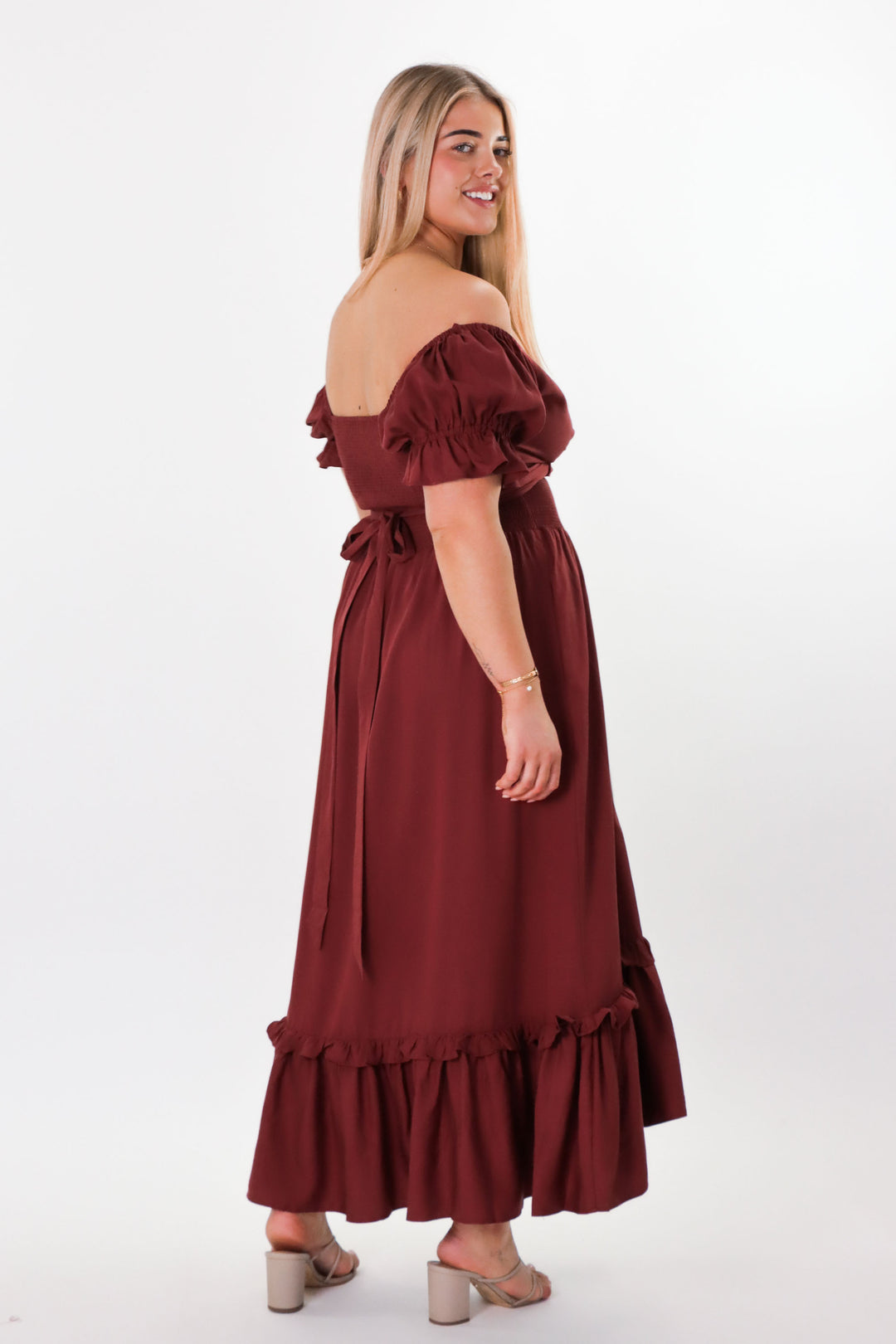 Marianne Auburn Wrap Dress Marianne Auburn Wrap Dress