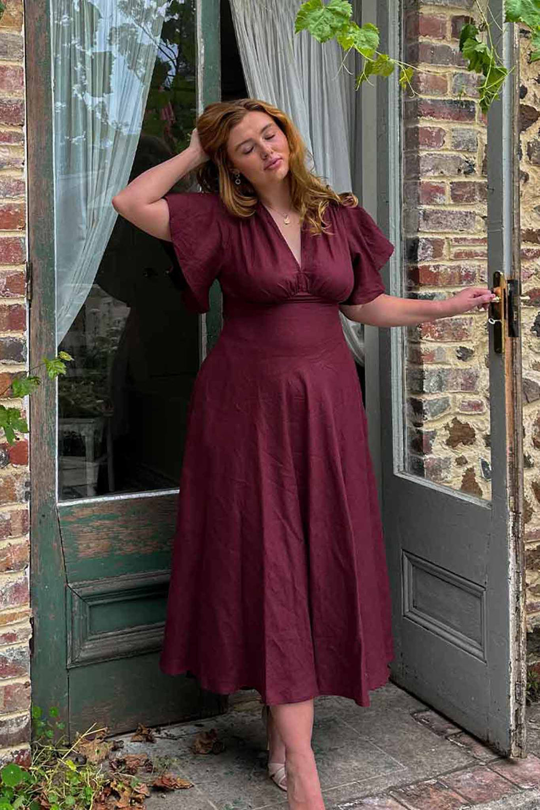 athena burgundy dress Athena Women Burgundy Solid Sheath Dress athenalifestyle.com